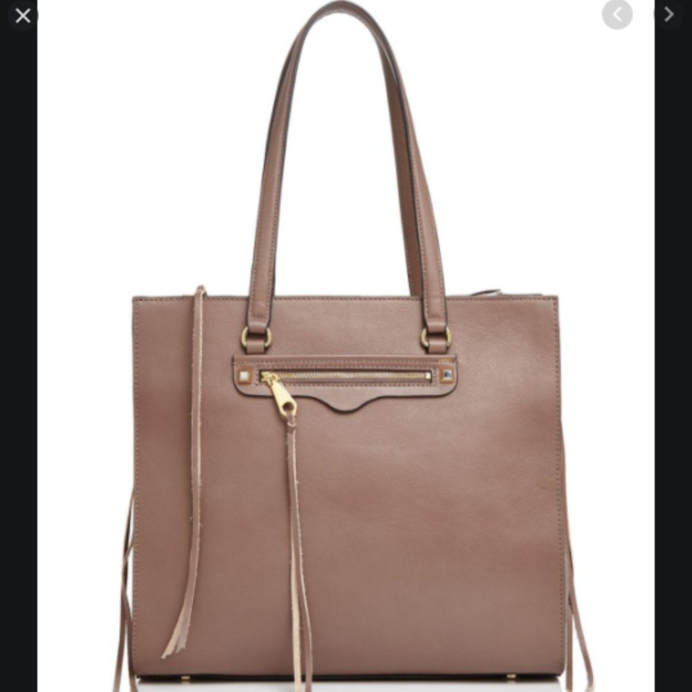 RM Always On Side Zip Regan Tote Mink NWT
